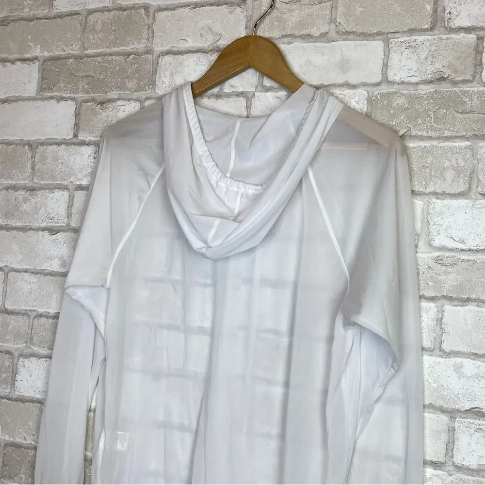 Zella Innovate Sheer Water Repellent Hoodie Size S